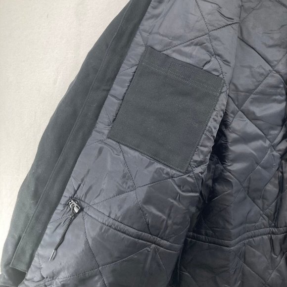 Carhartt Men's Black Zip-up Jacket Yukon Coat Lined C55 size XL Tall NWOT - Picture 6 of 10